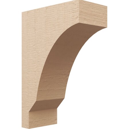 Ekena Millwork 9"W x 18"D x 27"H Classic Moab Rough Cedar Woodgrain TimberThane Corbel, Primed Tan CORUR09X18X27MOARCPR